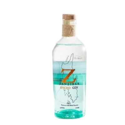 Zanzibar Spiced Gin 700ml bottle — award-winning exotic craft gin with cardamom, cinnamon and cloves