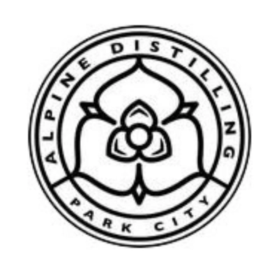 Alpine Distilling logo, Park City Utah